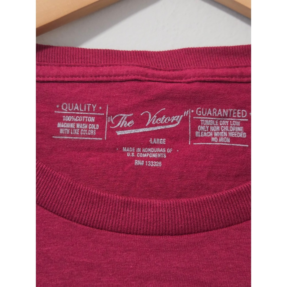 The Victory Alabama Crimson Tide T-Shirt Mens Large Red Graphic Tee NCAA Bama - Picture 3 of 4